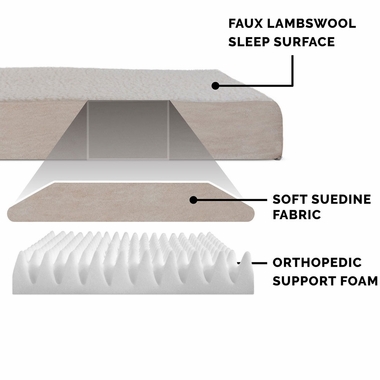 FUXSHEPSKN-SUEDEDLX-ORTHPDIC-PTBD-CLY-SM