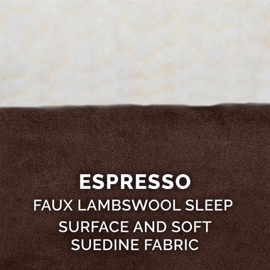 FUXSHEPSKN-SUEDEDLX-ORTHPDIC-PTBD-ESPRESO-LG
