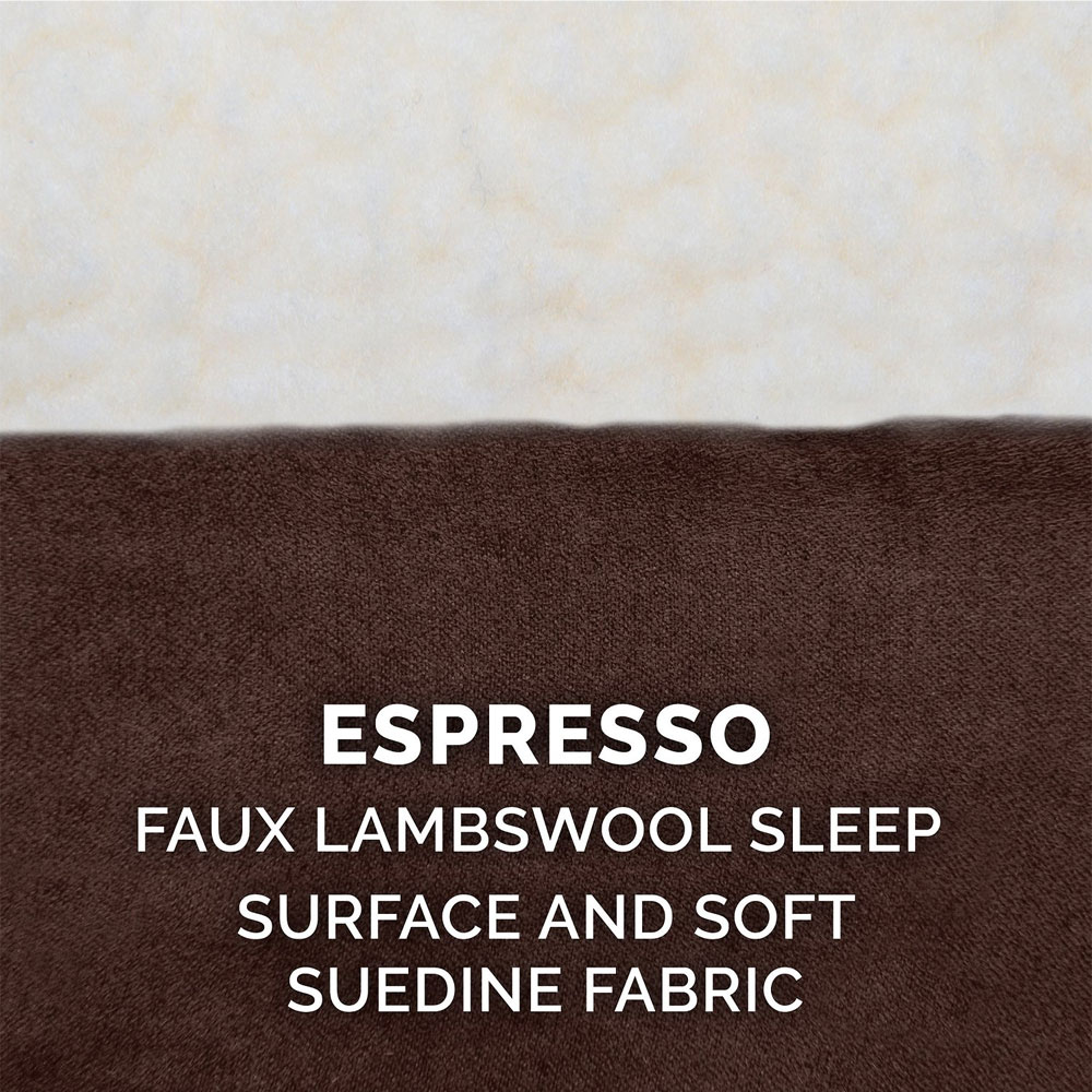 FUXSHEPSKN-SUEDEDLX-ORTHPDIC-PTBD-ESPRESO-LG