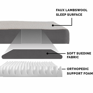 FUXSHEPSKN-SUDEDLX-PILLW-PTBD-GRAY-LG