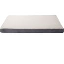 Furhaven Faux Sheepskin & Suede Memory Foam Pet Bed - Gray (Large)