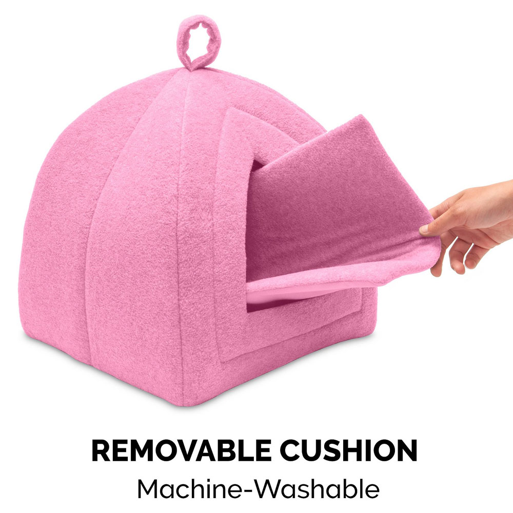 FURHAVEN-FLEECE-PET-TENT-COTTON-CANDY-PINK