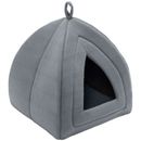 FurHaven Fleece Pet Tent - Heather Gray (Small)
