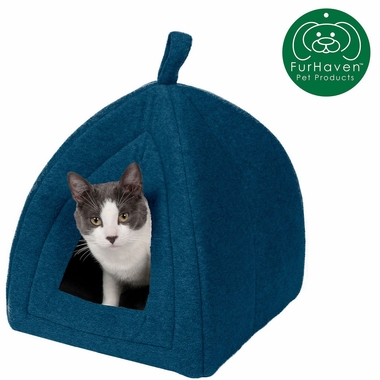 FURHAVEN-FLEECE-PET-TENT-LAGOON-BLUE