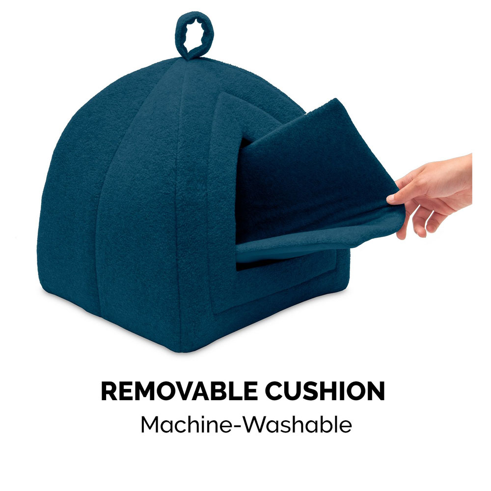 FURHAVEN-FLEECE-PET-TENT-LAGOON-BLUE