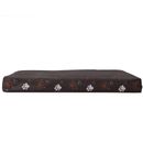 Furhaven Garden Indoor/Outdoor Deluxe Cooling Gel Top Pet Bed - Bark Brown (Medium)