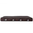 Furhaven Garden Indoor/Outdoor Deluxe Cooling Gel Top Pet Bed - Bark Brown (Small)
