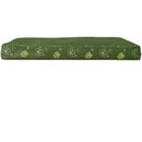 Furhaven Garden Indoor/Outdoor Deluxe Cooling Gel Top Pet Bed - Jungle Green (Medium)
