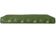 Furhaven Garden Indoor/Outdoor Deluxe Cooling Gel Top Pet Bed - Jungle Green (Small)