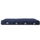 Furhaven Garden Indoor/Outdoor Deluxe Memory Foam Pet Bed - Lapis Blue (Small)