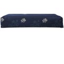 Furhaven Garden Indoor/Outdoor Deluxe Orthopedic Pet Bed - Lapis Blue (Small)