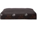 FurHaven Garden Indoor/Outdoor Deluxe Pillow Pet Bed - Bark Brown (Small)