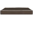 Furhaven Indoor/ Outdoor Deluxe Memory Foam Pet Bed - Espresso with Cream Trim (Small)