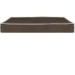Furhaven Indoor/ Outdoor Deluxe Memory Foam Pet Bed - Espresso with Cream Trim (Small)