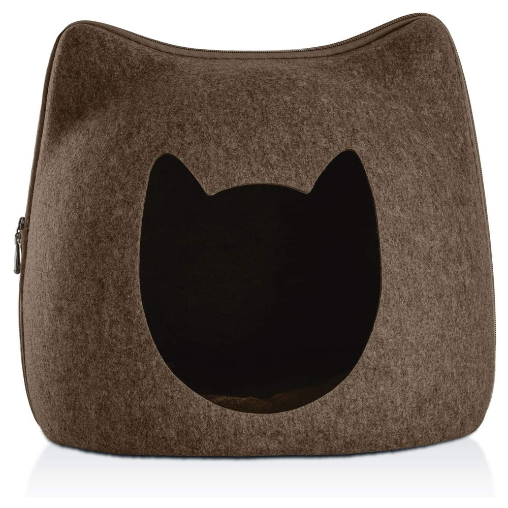 FurHaven Kitty-Shaped Felt Cubby with Cat Cut-out