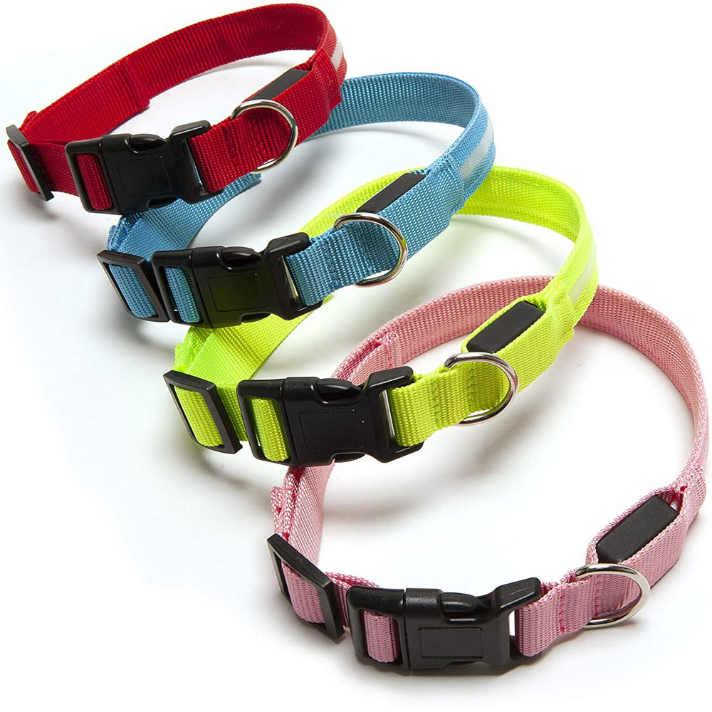 LED-SAFETY-PET-COLLAR-BLUE-MD