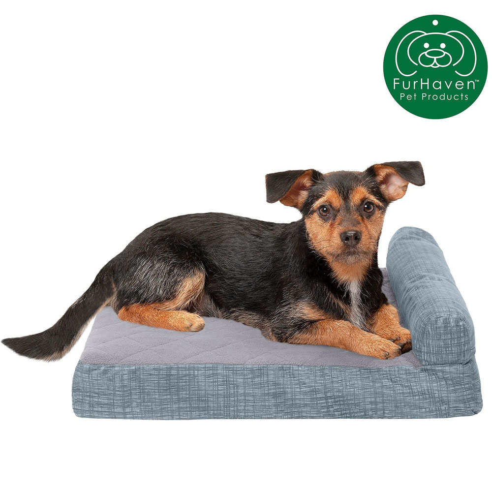 FURHAVEN-MEMORY-TOP-CHAISE-LOUNGE-TITANIUM-SMALL