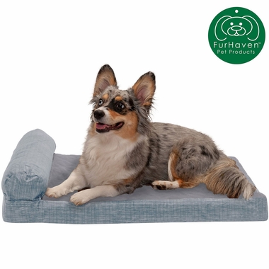 FURHAVEN-MEMORY-TOP-CHAISE-LOUNGE-TITANIUM-SMALL