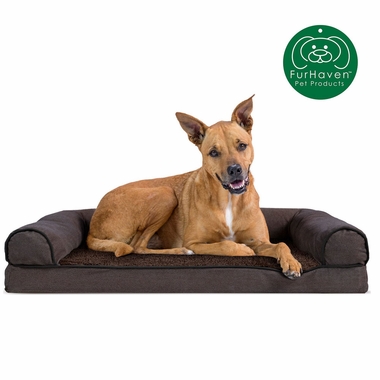 FURHAVEN-MEMORY-TOP-BED-CHENILLE-COFFEE-LARGE