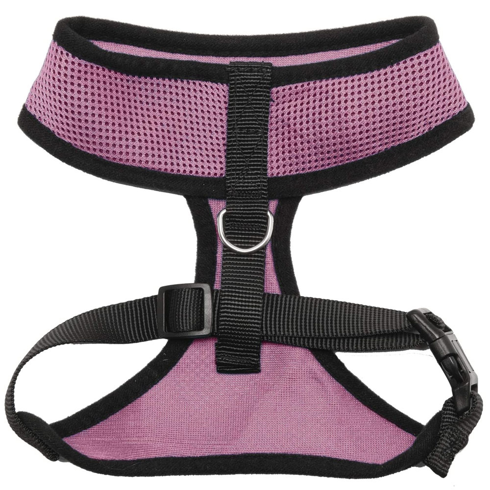 MESH-PET-HARNESS-PINK-MD