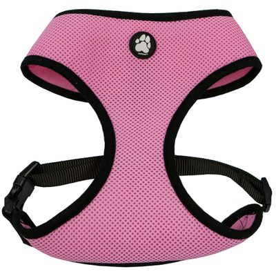 MESH-PET-HARNESS-PINK-SM