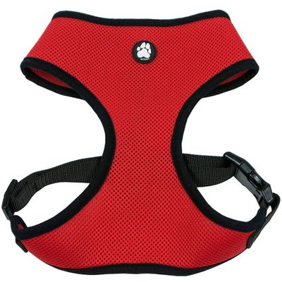 MESH-PET-HARNESS-RED-LG