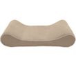Furhaven Microvelvet Luxe Lounger Gel Top Pet Bed - Clay (Jumbo)