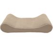 Furhaven Microvelvet Luxe Lounger Gel Top Pet Bed - Clay (Jumbo)