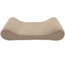 Furhaven Microvelvet Luxe Lounger Gel Top Pet Bed - Clay (Jumbo Plus)