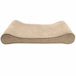 Furhaven Microvelvet Luxe Lounger Memory Top Pet Bed - Clay (Giant)