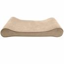 Furhaven Microvelvet Luxe Lounger Memory Top Pet Bed - Clay (Jumbo)