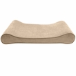 Furhaven Microvelvet Luxe Lounger Memory Top Pet Bed - Clay  (Medium)
