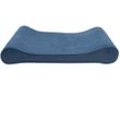 Furhaven Microvelvet Luxe Lounger Memory Top Pet Bed - Stellar Blue (Giant)