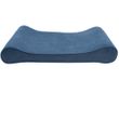 Furhaven Microvelvet Luxe Lounger Memory Top Pet Bed - Stellar Blue (Jumbo)