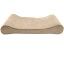 Furhaven Microvelvet Luxe Lounger Orthopedic Pet Bed - Clay (Large)