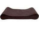 Furhaven Microvelvet Luxe Lounger Orthopedic Pet Bed - Espresso (Large)