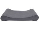 Furhaven Microvelvet Luxe Lounger Orthopedic Pet Bed - Gray (Large)