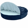 FurHaven Microvelvet Snuggery Orthopedic Pet Bed - Navy (35")