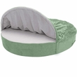 FurHaven Microvelvet Snuggery Orthopedic Pet Bed - Sage (35")