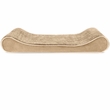 Furhaven Minky Plush & Velvet Luxe Lounger Gel Top Pet Bed - Camel (Giant)