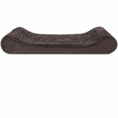 Furhaven Minky Plush & Velvet Luxe Lounger Gel Top Pet Bed - Espresso (Giant)