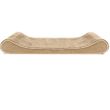 Furhaven Minky Plush & Velvet Luxe Lounger Memory Top Pet Bed - Camel (Medium)