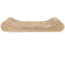 Furhaven Minky Plush & Velvet Luxe Lounger Orthopedic Pet Bed - Camel (Large)