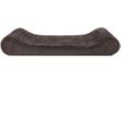 Furhaven Minky Plush & Velvet Luxe Lounger Orthopedic Pet Bed - Espresso (Giant)
