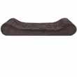 Furhaven Minky Plush & Velvet Luxe Lounger Orthopedic Pet Bed - Espresso (Jumbo)
