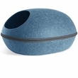 FurHaven Oval Felt Cubby with Paw Cut-out - Heather Lagoon  (Small)