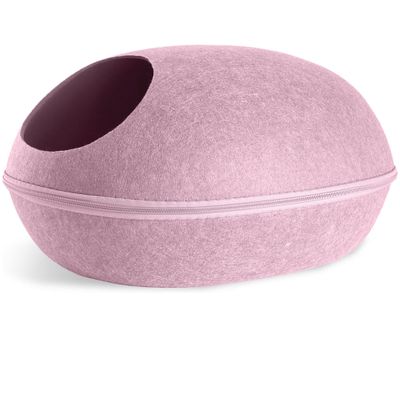 FURHAVEN-OVAL-FELT-CUBBY-WITH-PAW-CUT-OUT-LIGHT-PINK