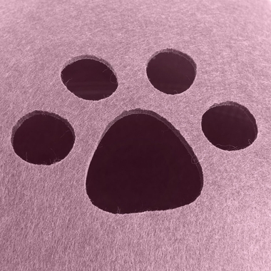 FURHAVEN-OVAL-FELT-CUBBY-WITH-PAW-CUT-OUT-LIGHT-PINK