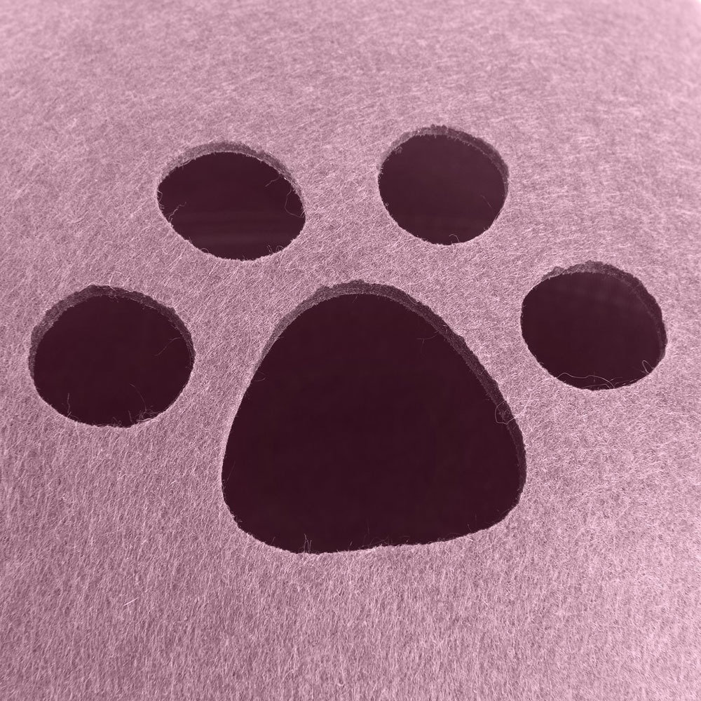 FURHAVEN-OVAL-FELT-CUBBY-WITH-PAW-CUT-OUT-LIGHT-PINK