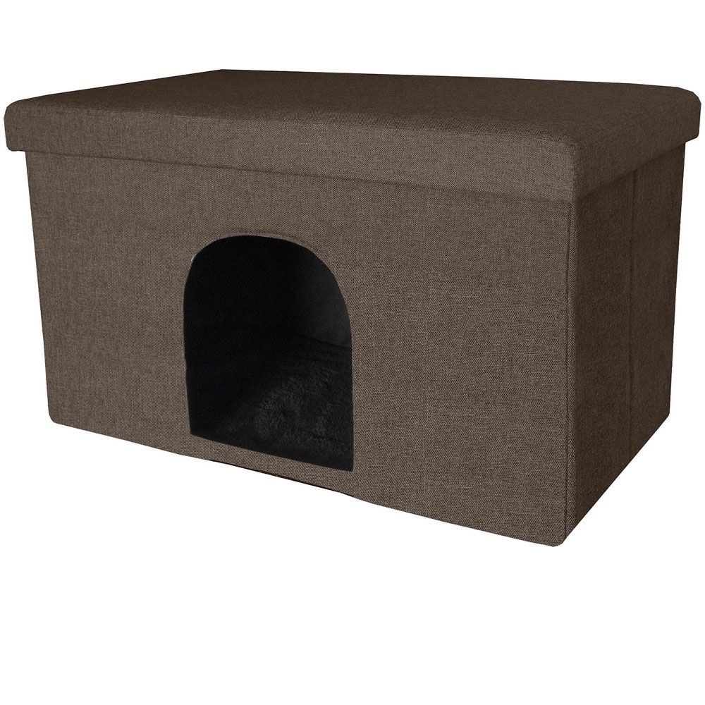 PET-HOUSE-OTTOMAN-COCONUT-BROWN-SM